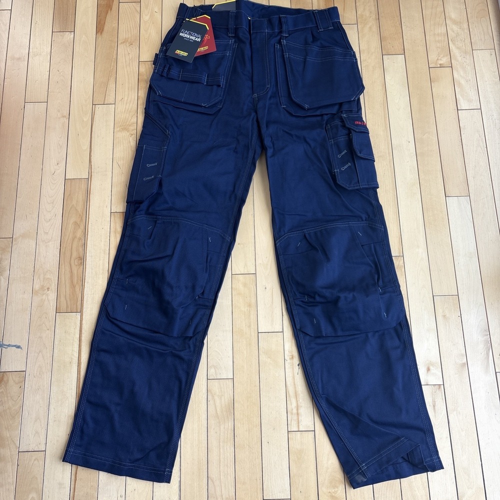 NWT Blaklader 1636 FR Work Pants Navy Blue Flame Resistant Utility Men 40x36